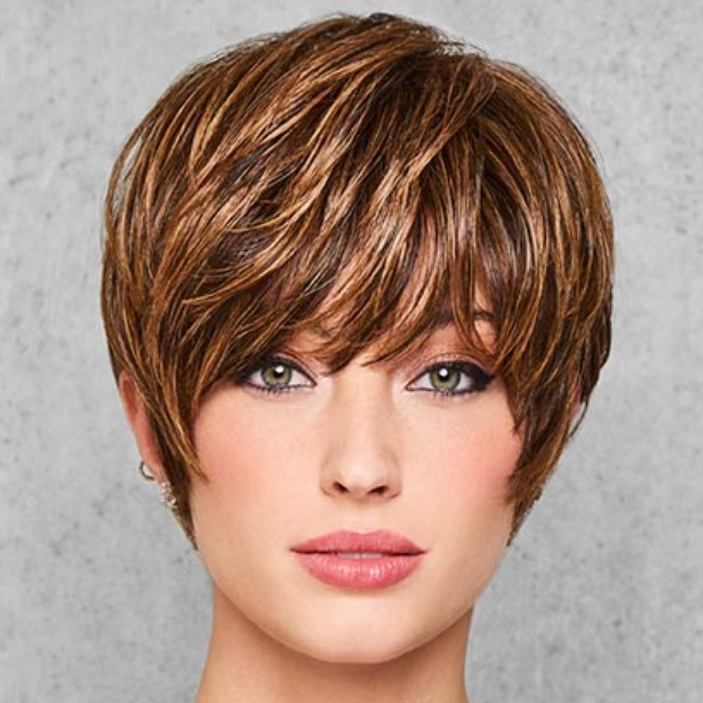 FEATHER CUT in R4 Midnight Brown